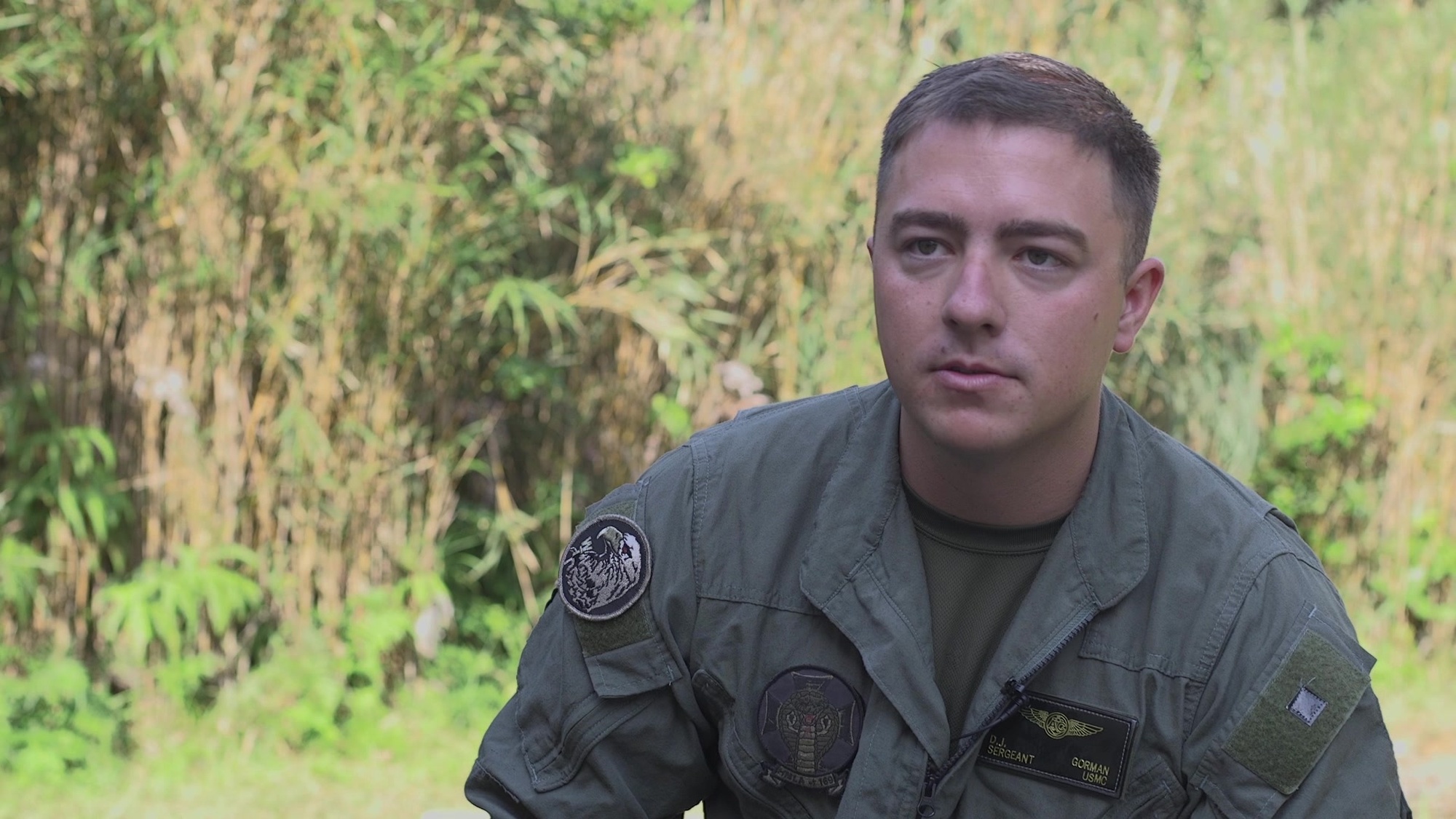 U.S. Marine Sgt. Dominick Gorman, a UH-1Y Huey crew chief from Marine Light Attack Helicopter Squadron 169 with 1st Marine Aircraft Wing&#39;s Unit Deployment Program, discusses the importance of rapid deployment operations as well as the advantages it offers the 1st Marine Air Wing and III Marine Expeditionary Force. Force, on Okinawa, Japan, Oct. 24, 2019. As the only forward-deployed MEF, III MEF is strategically postured to quickly and effectively respond to any crisis within the Indo-Pacific region. (U.S. Marine Corps video by Lance Cpl. Sarah Taggett)