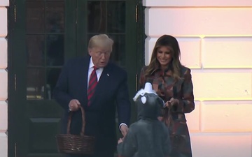 President Trump and The First Lady Participate in Halloween at the White House