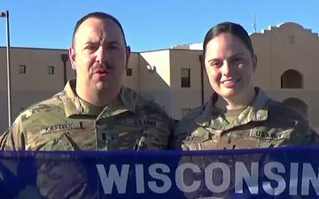 1st Lt. Anna Kastelic, Lt. Brian Kastelic Green Bay Packers