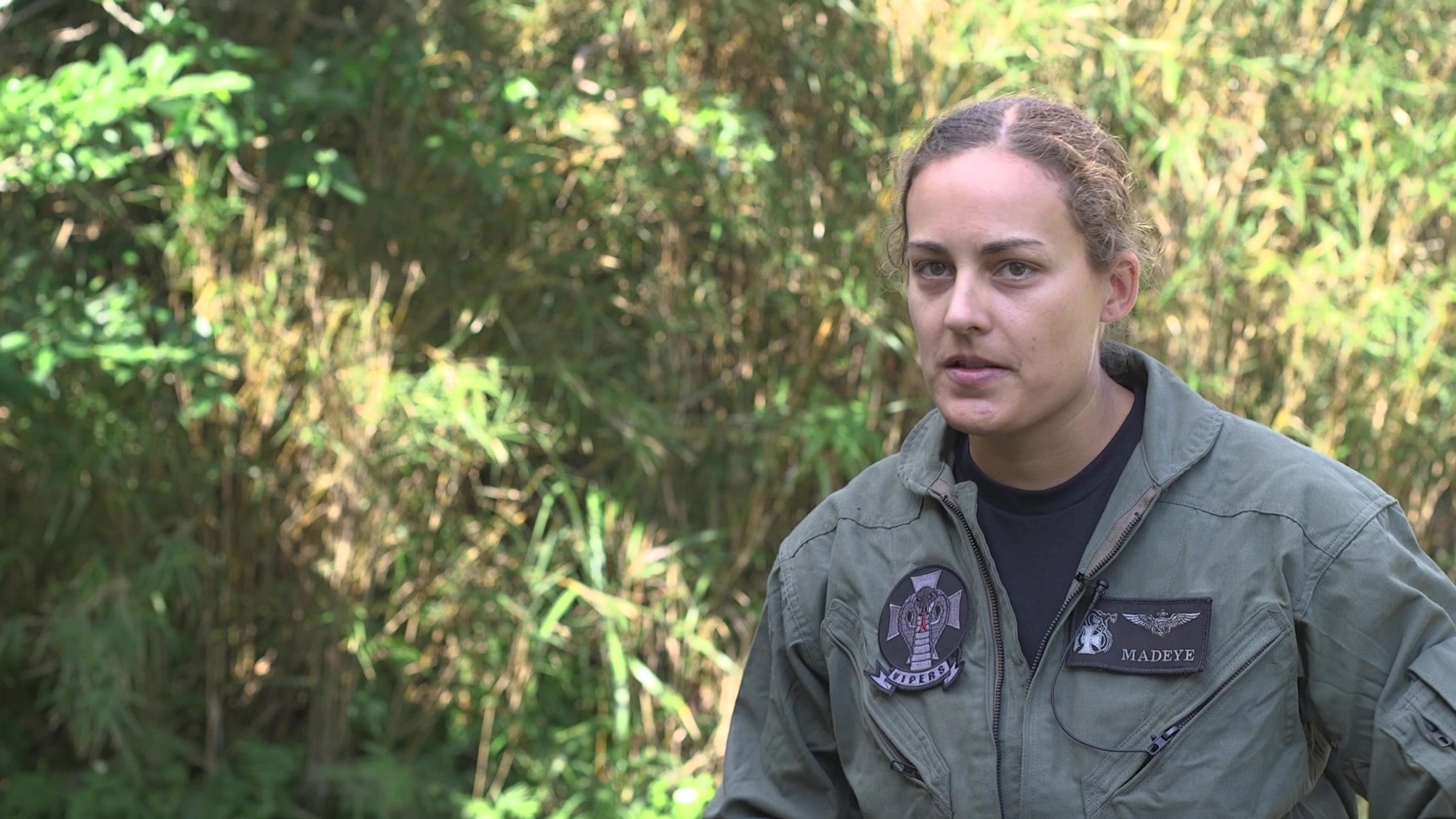 U.S. Marine Captain Katrina Lamsa, a UH-1Y Huey pilot and the Air Frames Officer in Charge with Marine Light Attack Helicopter Squadron 169, discusses the importance of rapid deployment operations as well as the advantages it offers the 1st Marine Air Wing and III Marine Expeditionary Force. Force, on Okinawa, Japan, Oct. 24, 2019. As the only forward-deployed MEF, III MEF is strategically postured to quickly and effectively respond to any crisis within the Indo-Pacific region. (U.S. Marine Corps video by Lance Cpl. Sarah Taggett)