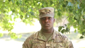 Pfc. Deontae Downs