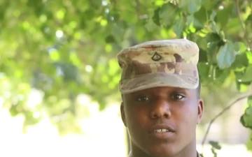 Pfc. Deontae Downs