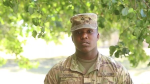 Pfc. Deontae Downs