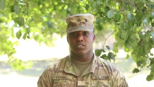 Pfc. Deontae Downs