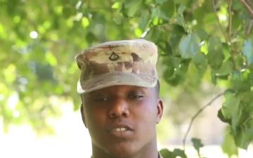 Pfc. Deontae Downs shout out