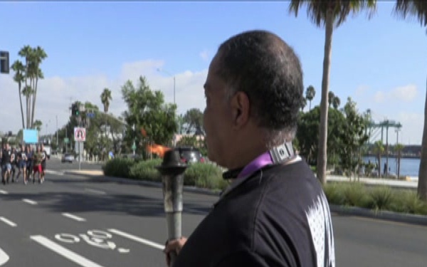 Los Angeles AFB POW MIA Relay Run 2019