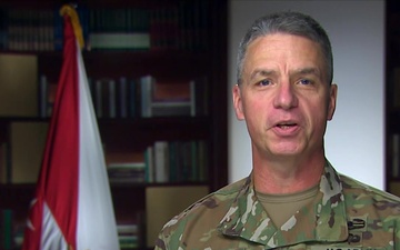 Gen. Joseph M. Martin, U.S. Army Vice Chief of Staff, gives a shout-out for the U.S. Army Operational Test Command's 50th Birthday