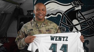 Sgt. 1st Class Curtis Ray football shoutout