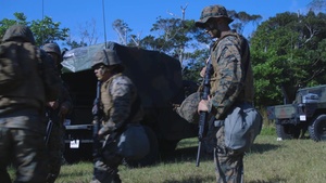 *B-Roll* Marines participate in communication exercise