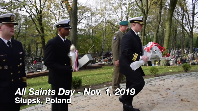 U.S. Navy personnel participate in All Saints Day event in Poland