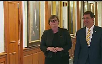Esper Welcomes Australian Defense Minister