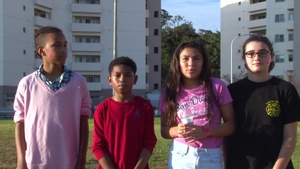 Yokosuka Middle School Hosts Breast Cancer Awareness Walk