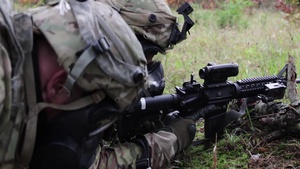 2CR Soldiers train in the field during Dragoon Ready 20