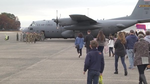 Airmen from the 103rd Air Wing return home