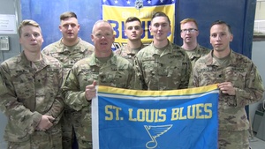 St. Louis Blues Shout-Outs from the 1175th MP Company