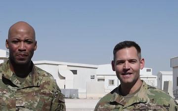 San Francisco 49ers - Lt Col William Scott and SMSgt Kamau Joseph