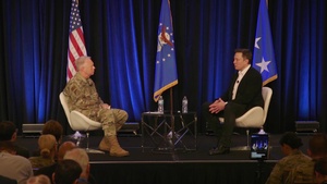 Space Pitch Day: Elon Musk “fireside chat” with Lt. Gen. John F. Thompson PART 1