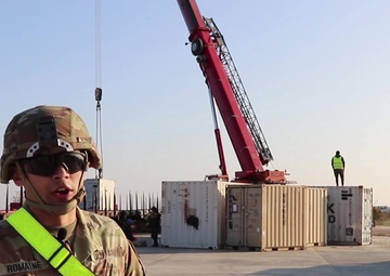 1-5 CAV vehicles and equipment arrive at MK AB - Interview