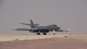 B-1B Lancers land on Prince Sultan Air Base