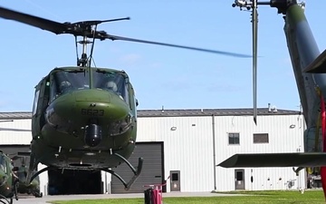 UH-1N Huey Take off and landings