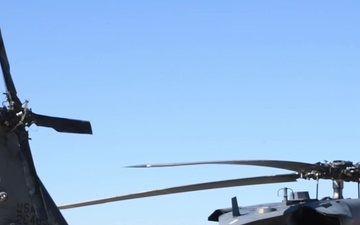 B-roll of HH-60s Landing