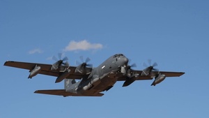B-roll of HH-60s, HC-130s and Airmen in MOPP Gear for an Exercise