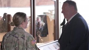 Secretary of State, Mike Pompeo Visits Troops in Germany