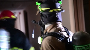 Kunsan AB Fire Week training B-roll part 2.