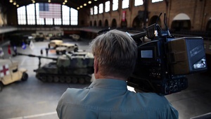Navy Talent Acquisition Group (NTAG) Pittsburgh recruiter participates in filming of Veterans Day Special