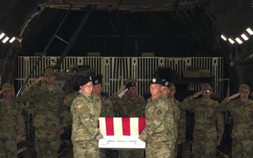 Sgt. 1st Class Elliott J. Robbins - Dignified Transfer