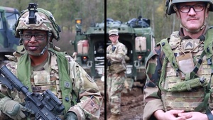 French and U.S. Troops work Together on the medical side