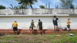 USS Germantown (LSD 42) participates in a community project Phuket, Thailand