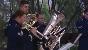 US Air Force Band of Mid-America Airlifter Brass celebrates 100th Veterans Day