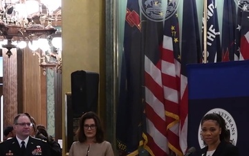 Veterans Recognition at Michigan State Capitol Rotunda