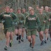 Noah Furbush participates in the Medal of Honor run at Marine Corps Officer Candidates School