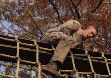Noah Furbush participates in the Montford Point Challenge at Marine Corps Officer Candidates School (Part 2)