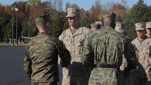 Noah Furbish earns the title of United States Marine