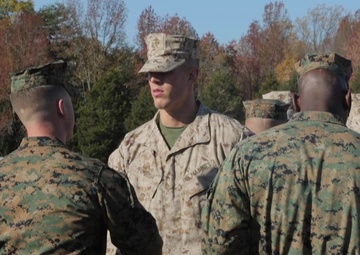 Noah Furbish earns the title of United States Marine