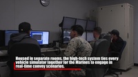 Camp Pendleton Marines take on Combat Convoy Simulator