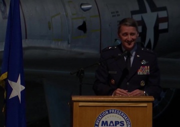 MAPS Air Museum Dedicates F-16 to Fallen Stinger (Full Ceremony)