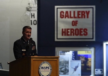 Maps Air Museum Dedicates F-16 to Fallen Stinger (Alternate Angles and B-Roll)