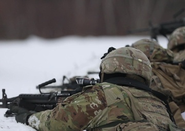 Commandos endure icy platoon live fire training
