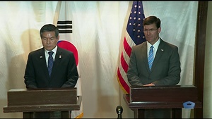 Defense Secretary Mark T. Esper bilat with Lee Nak-yeon
