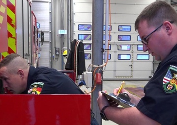 German Firefighters ensure Italian Military Housing Safety