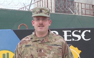 SFC Mike Baker, Indianapolis, IN, Holiday Greeting