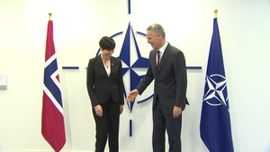 NATO Secretary General bilateral meeting with Norwegian Minister of Foreign Affairs