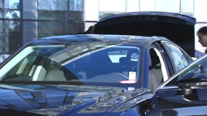 Portuguese Minister of Foreign Affairs arrival at NATO Foreign Ministers meeting