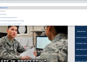 Goodfellow Website Home Page