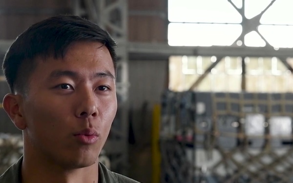 VMFA(AW)224 Fixed-Wing Aircraft Airframe Mechanic explains his job