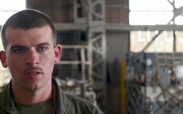 VMFA(AW)224 Fixed-Winged Aircraft Mechanic explains flight safety observation